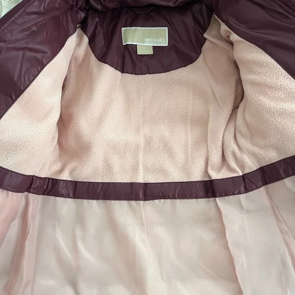 Michael Kors Maroon Toddler Jacket NWT - Picture 2 of 4